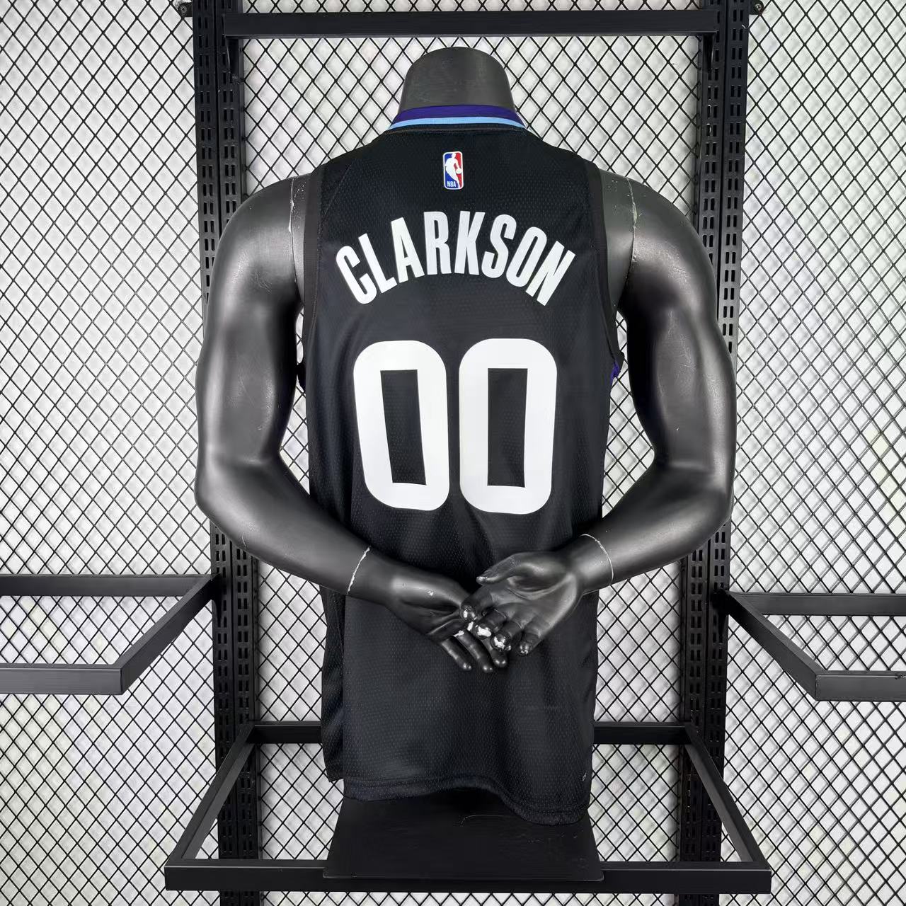 Men Utah Jazz #00 Clarkson black 2026 NBA jersey 0906001